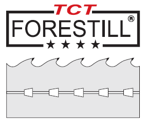 Denture carbure TCT FORESTILL
