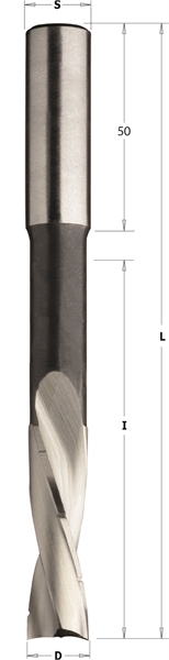 Mèche pour mortaiser avec brise-copeaux Ø8mm - queue 13x50 LONG - Tendotools