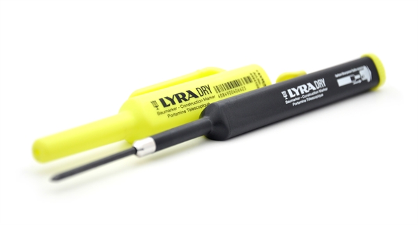 LYRA Dry PROFI Construction marker with cap and sharpener